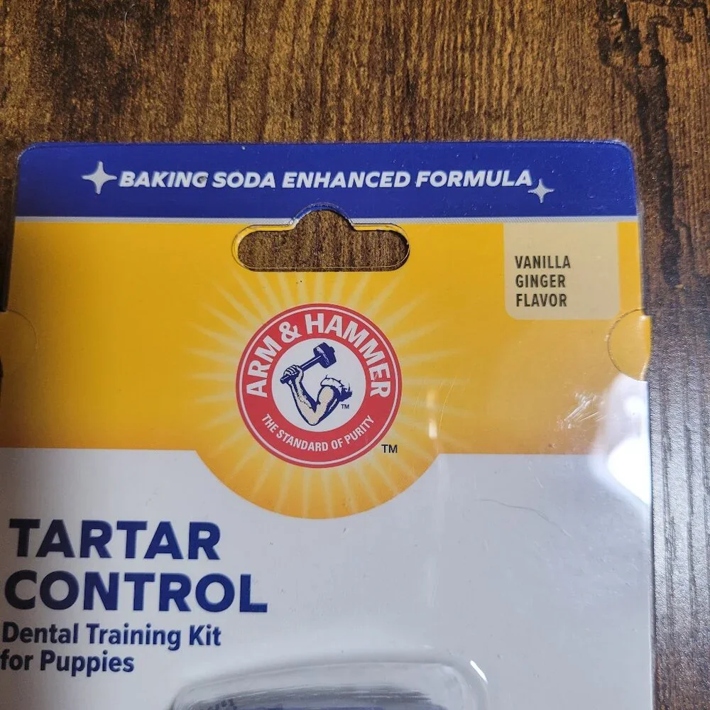 Arm & Hammer Dental Training Kit for Puppies Vanilla Ginger Flavor